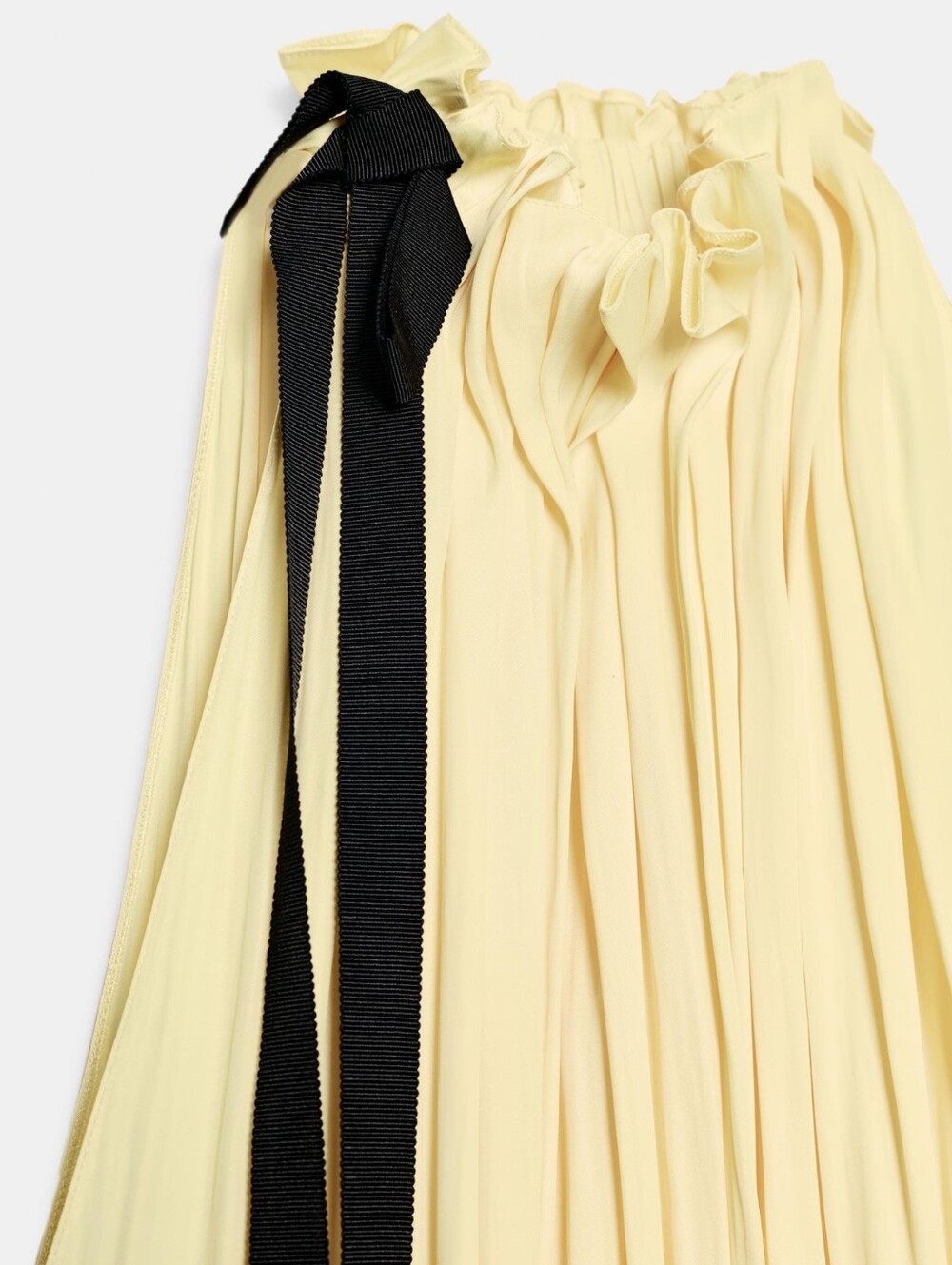 ZARA ZW COLLECTION SATIN EFFECT HALTER DRESS - Picture 9 of 10
